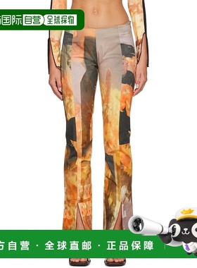 1h可退 香港直邮潮奢 ELLISS 女士 橙色 Sunflower 牛仔裤 SUNFLO