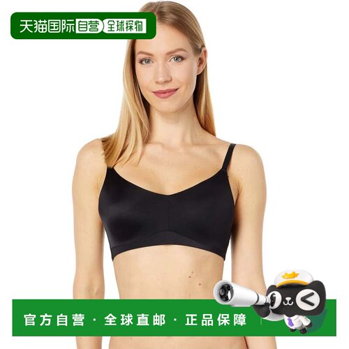 自营Spanx Trifecta无线文胸女士黑色v领可调节肩带GBO2701-黑色