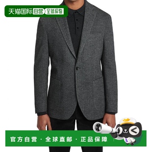 jack 深色格子 victor汉普顿西装 常规长度 深色格 外套 自营