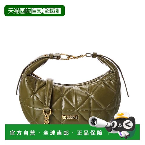 自营just cavalli只是Cavalli手提包-绿色 美国奥莱直发