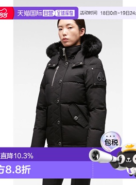 Moose Knuckles女士经典3Q毛领羽绒服夹克 小剪刀