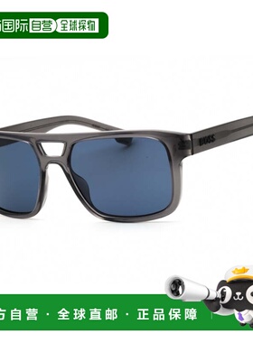 自营hugo bossBOSS 1648/S 0KB7 KU Grey/Blue - grey 美国奥莱直