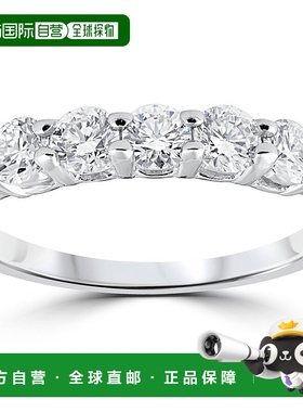 自营 pompeii3pompeii 3pompeii 1/2 克拉白色、黄色或玫瑰金莫桑