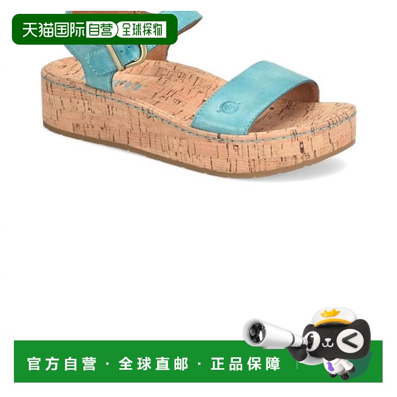 自营born绿松石色女式Sari凉鞋 美国奥莱直发女鞋