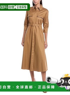 自营 Marella Fiemme连衣裙-棕褐色 美国奥莱直发