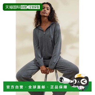 自营chinti & parkerGrey Pure Cashmere Zip Hoodie - grey 美国