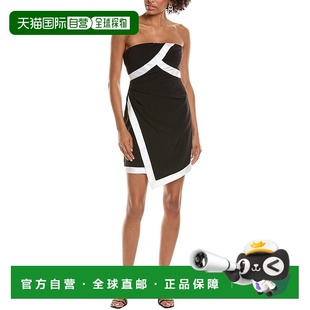 自营 Halston Lanie 鸡尾酒礼服 - 黑色包臀裙 美国直发奥莱