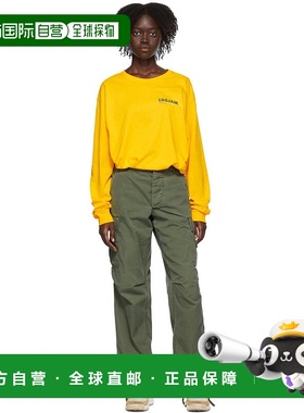 1h可退 香港直邮潮奢 Tom Sachs 女士 黄色 Logjam 长袖 T 恤 Log