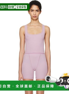 1h可退 香港直邮潮奢 SKIMS 女士 紫色 Cotton Rib 背心 APTNK003