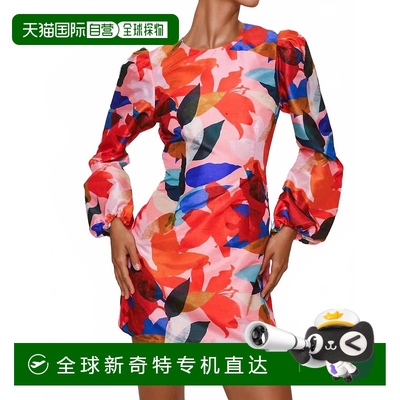 自营 hutch卡罗琳迷你连衣裙在珊瑚造纸机 - 珊瑚造纸机 【美国奥