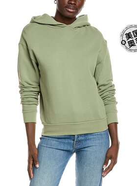 自营perfectwhitetee Fleece Pullover Hoodie - green 美国奥莱