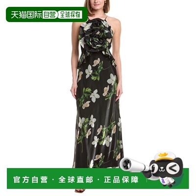 自营Julia Jordan Organza Sleeveless Maxi Dress - black 美国