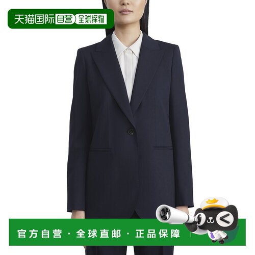 自营Lafayette 148 New York Whitney Wool-Blend Jacket - navy