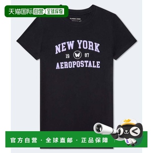 自营Aeropostale New York Applique Graphic Tee - black 7 美国