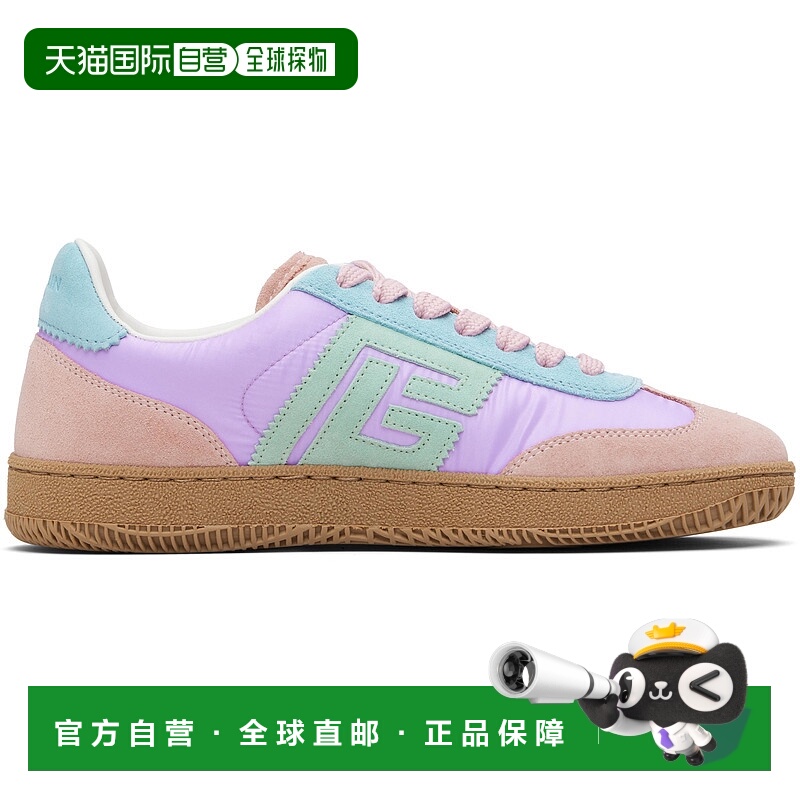 香港直邮潮奢 Balmain 巴尔曼 女士 多色 Swan Suede & Nylon 运