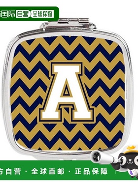 自营 Carolines Treasures CJ1057-ASCM 字母 A 雪佛龙海军正品