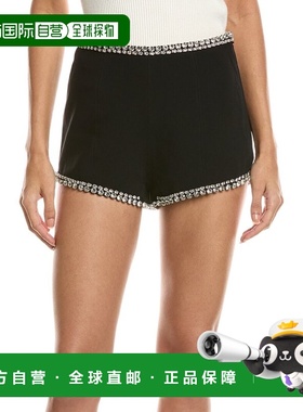 自营cinq a septCinq à Sept Juneve Short - black 美国奥莱直