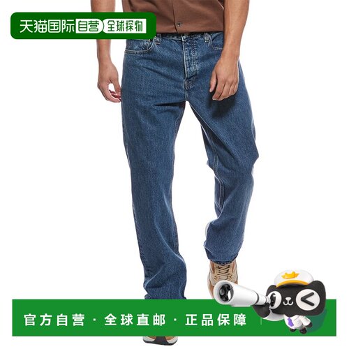 自营frame denimFRAME Bonair Straight Jean - blue 美国奥莱直