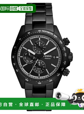 自营Fossil Men's Autocross Black Dial Watch - black 美国奥莱