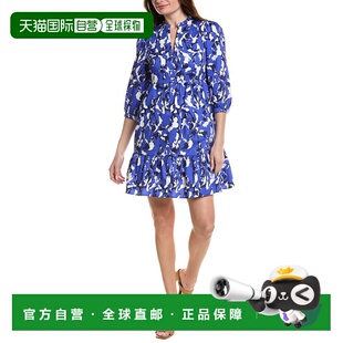 自营tyler boe Karlie Mini Dress - blue 美国奥莱直发连衣裙