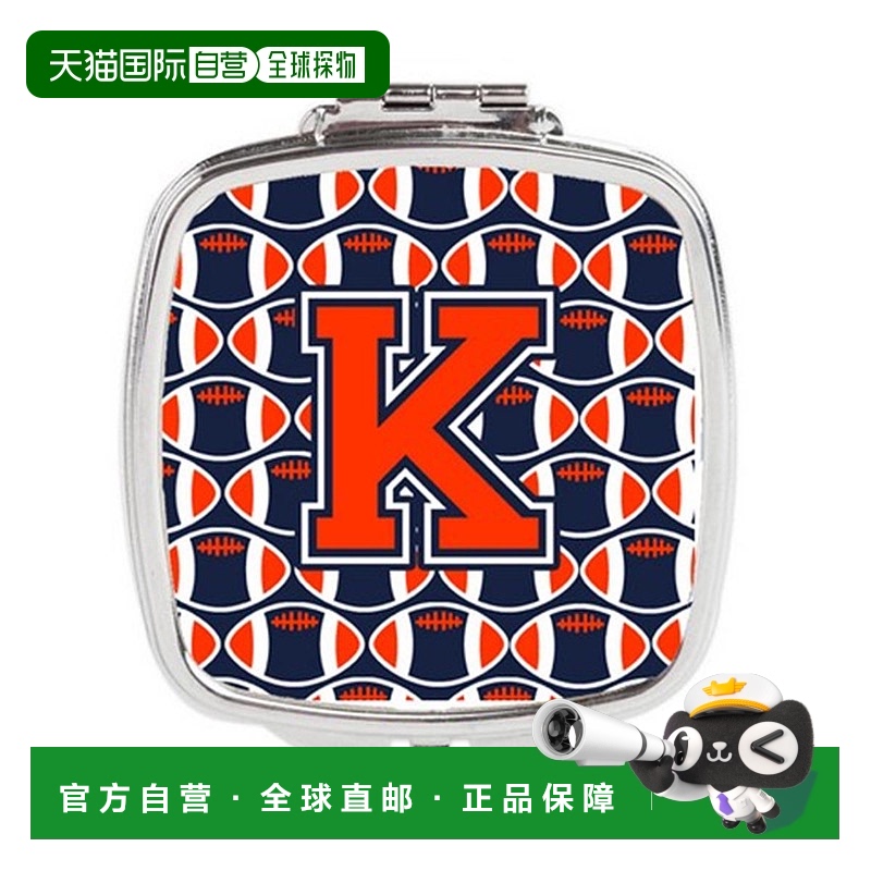 自营 Carolines Treasures CJ1066-KSCM 字母 K 足球橙,正品