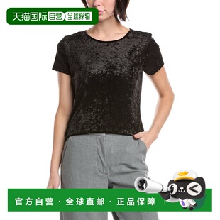 Camuto 女装 Textured Black 上衣美国直发奥莱 Top 自营Vince