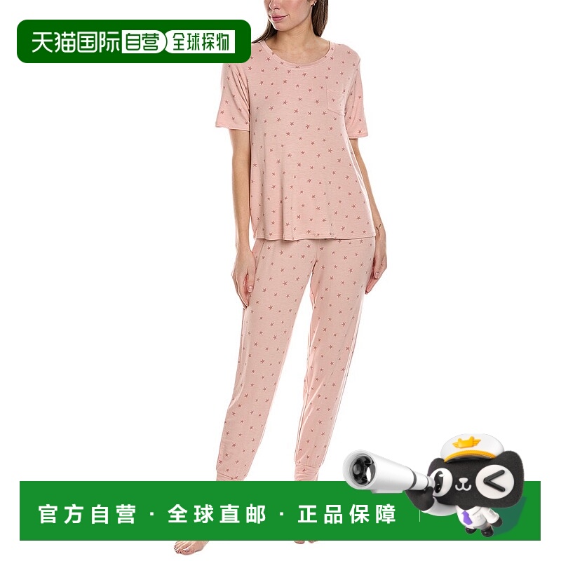 自营Honeydew 2pc Good Times Pajama Set - pink 美国奥莱直发