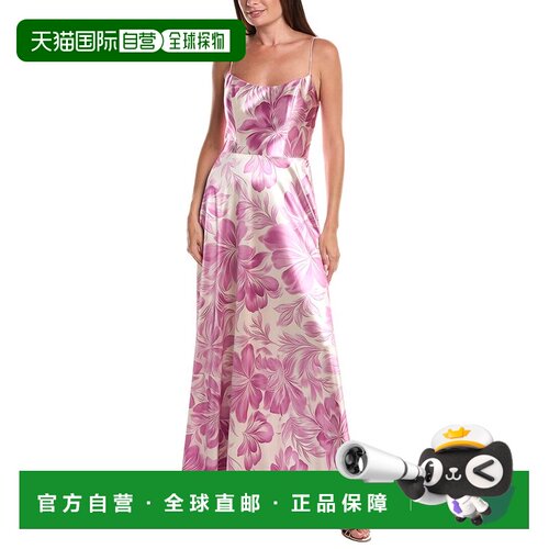 自营Rene Ruiz罗缎礼服-紫色 美国奥莱直发