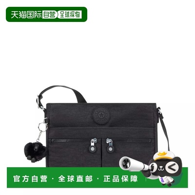 自营Kipling New Angie Crossbody Bag - black noir 美国奥莱直