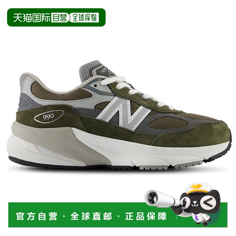 1h可退 【美国直邮】New Balance 990 V6 男童运动鞋 舒适时尚的