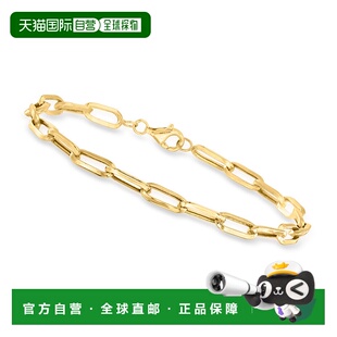 自营 ross-simonsCanaria 10kt 黄金回形针链式手链 - 8 英寸 美