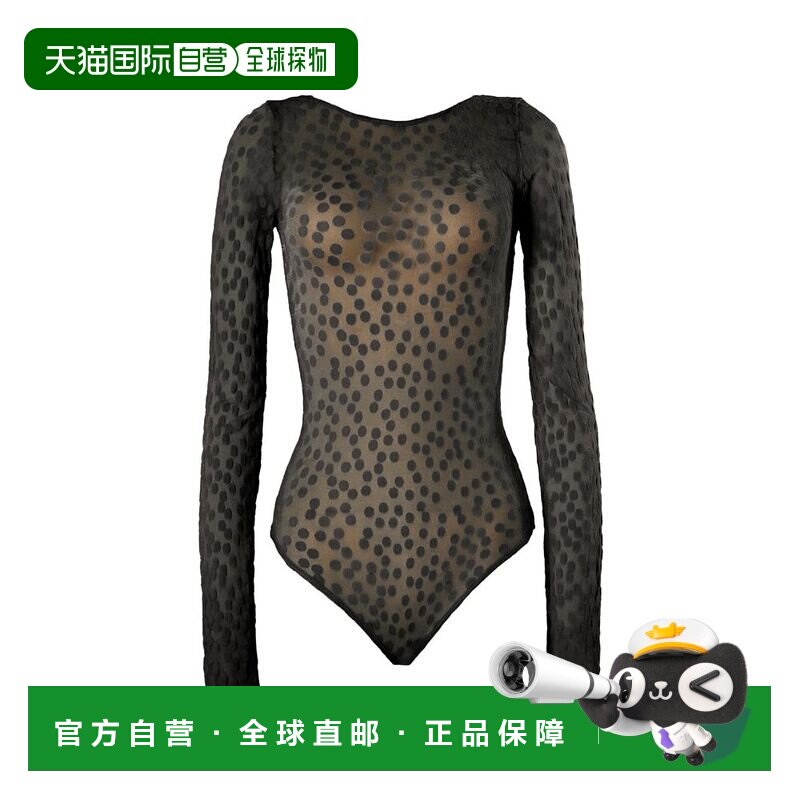 自营wolfordSweet Dots String Body-黑色 美国奥莱直发性感