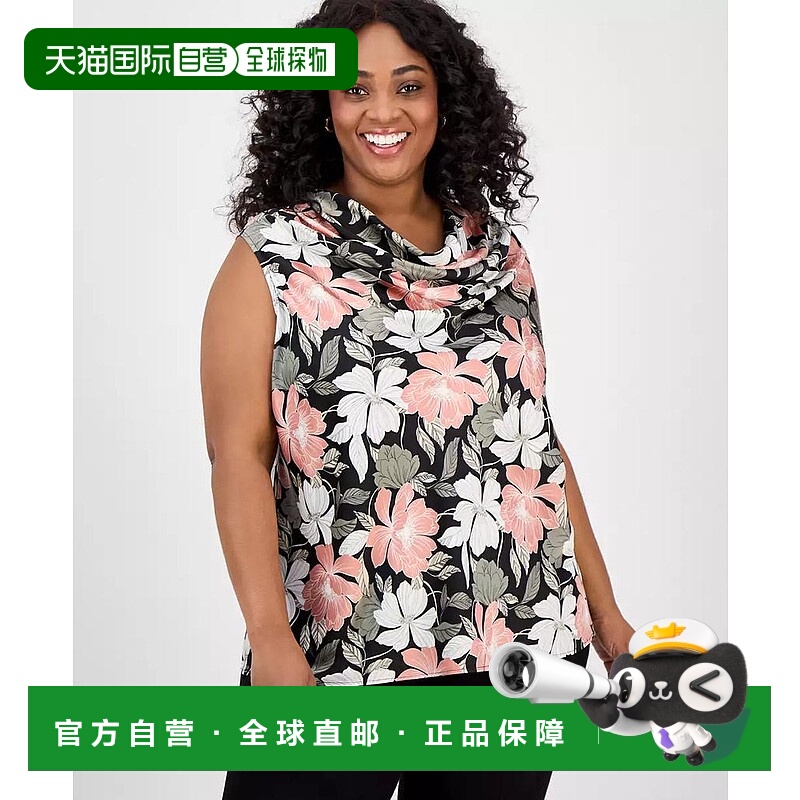 1h可退 【美国直邮】kasper 女士 上装T恤上衣