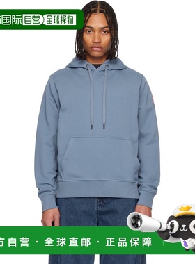 1h可退 香港直邮潮奢 Canada Goose 加拿大鹅 男士 蓝色 Huron 连