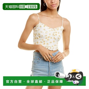 Amelia Wander 短款 上衣 美国奥莱直发吊带 自营 白色 Lost