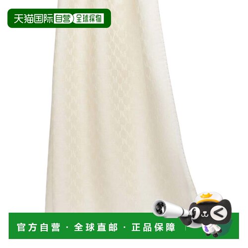 自营max mara编织图案Stola奢华混纺围巾-中性色 美国奥莱直发