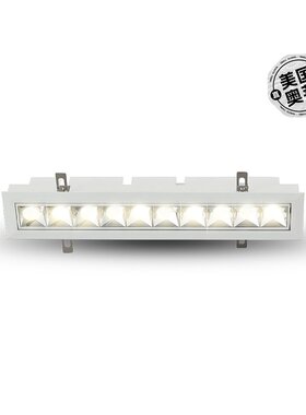 自营 vonnRUBIK 13.25 英寸 10 光 LED 可调嵌入式筒灯带装饰 100