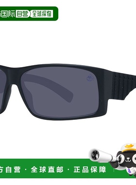 1h可退 【美国直邮】Timberland 男士太阳眼镜 黑色 矩形 偏光镜