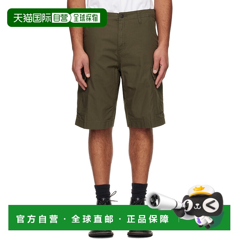 1h可退 香港直邮潮奢 CARHARTT WIP 男士 卡其色 Regular 工装短