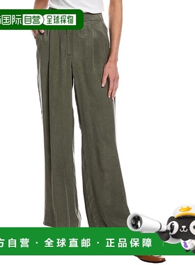 自营EILEEN FISHER 高腰喇叭裤 - 绿色 【美国奥莱】直发休闲裤