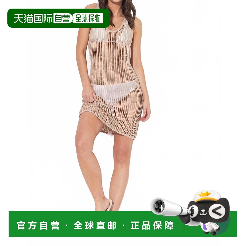 自营ocean driveHazelwood Crochet With Lurex Coverup Mini Dre