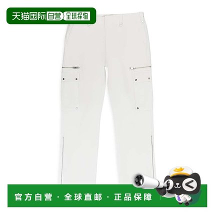 自营purple brandCOTTON POLY CARGO OFF WHITE CARGO PANTS - wh