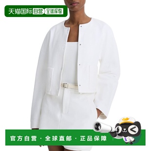 white Jacket 美国奥莱直发外套 Collarless 自营Vince