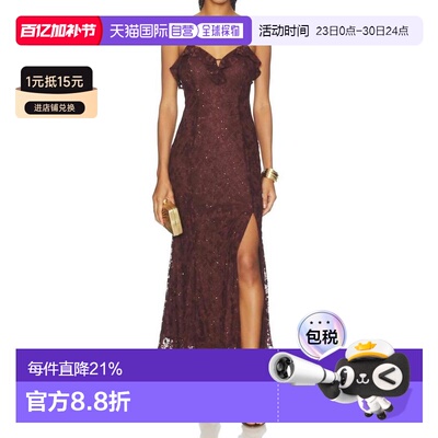 【美国直邮】astr the label 女士 连衣裙吊带长裙礼服晚礼服