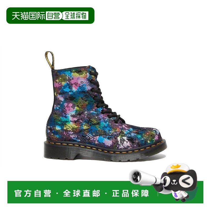【美国直邮】Dr Martens 1460 Pascal Tutti Fruity 黑色多色绒面