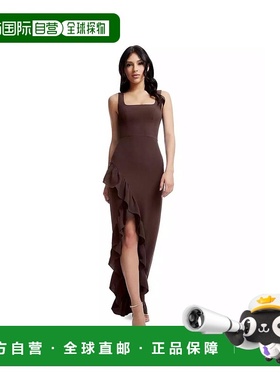 1h可退 【美国直邮】Dress the Population 女士 Charlene 荷叶边