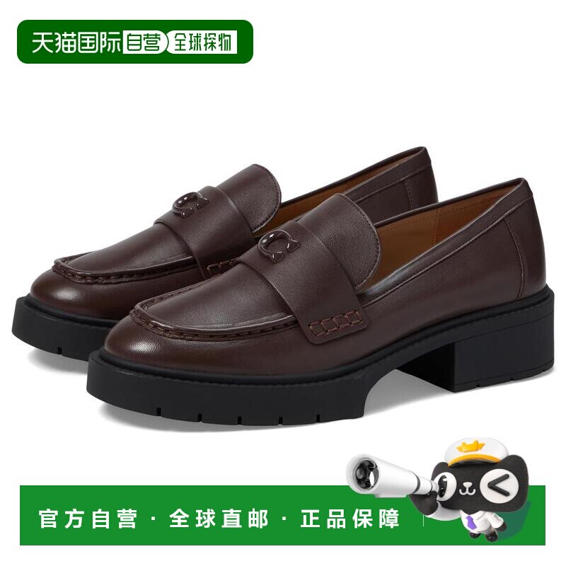 【美国直邮】coach 女士 平底鞋蔻驰高跟鞋乐福鞋女鞋皮鞋一脚蹬