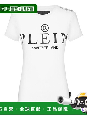 自营philipp pleinT-Shirt Sexy Pure Round Neck SS Iconic Plei
