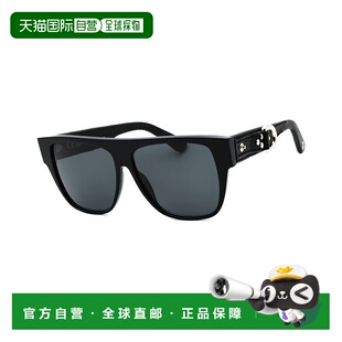 自营Roberto Cavalli女士SRC030 54mm太阳镜-黑色 新款 美国奥莱