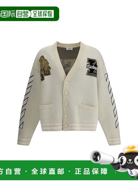 自营off-whiteOff- Moon Vars Knit Men's Cardigan - cream 美国